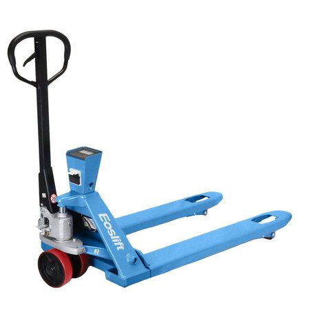 EOSLIFT Industrial Grade E20MP Manual Pallet Jack 4,400 lbs. 27 in. x 48 in. German Seal System with Polyurethane Wheels E20MP
